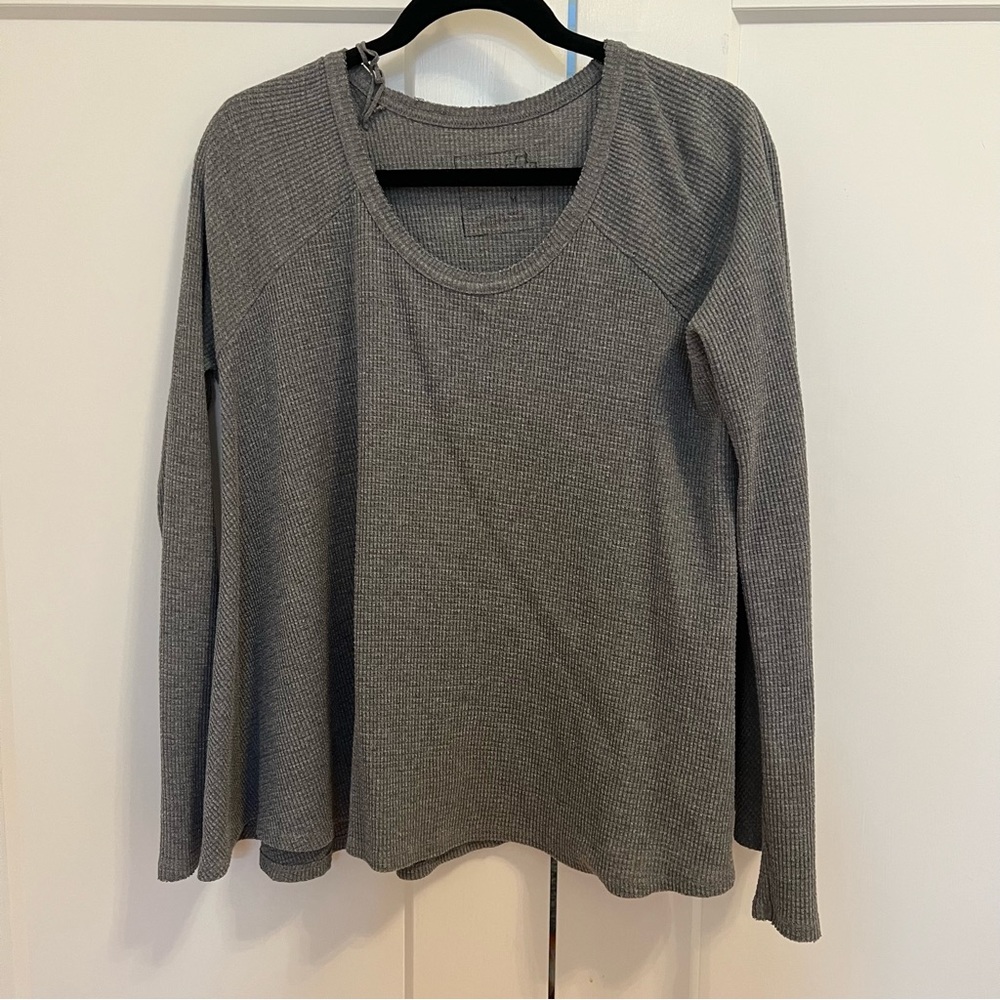 FP Flowy Long Sleeve Waffle Top